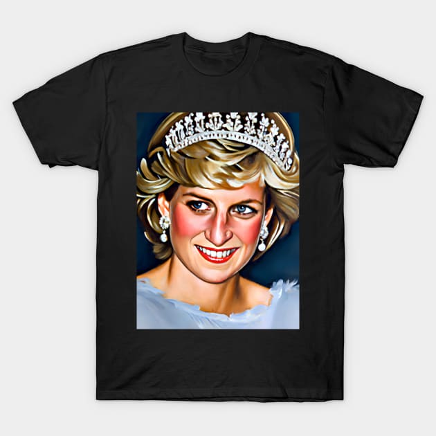 Princess Diana T-Shirt by Sobalvarro